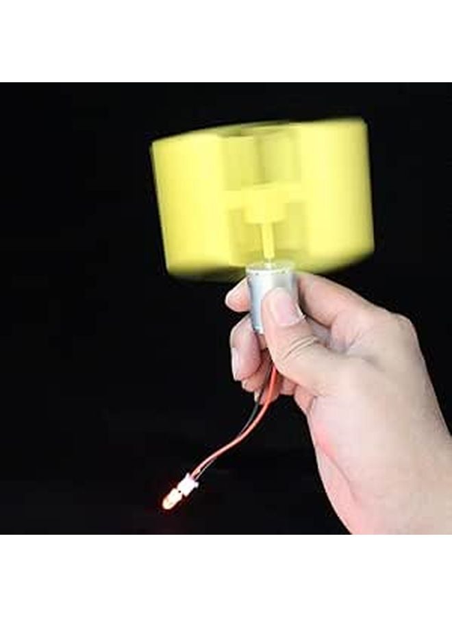 Vertical Wind Turbine DIY Kit Small Motor Breeze Electricity Generator Science Project - Image 1