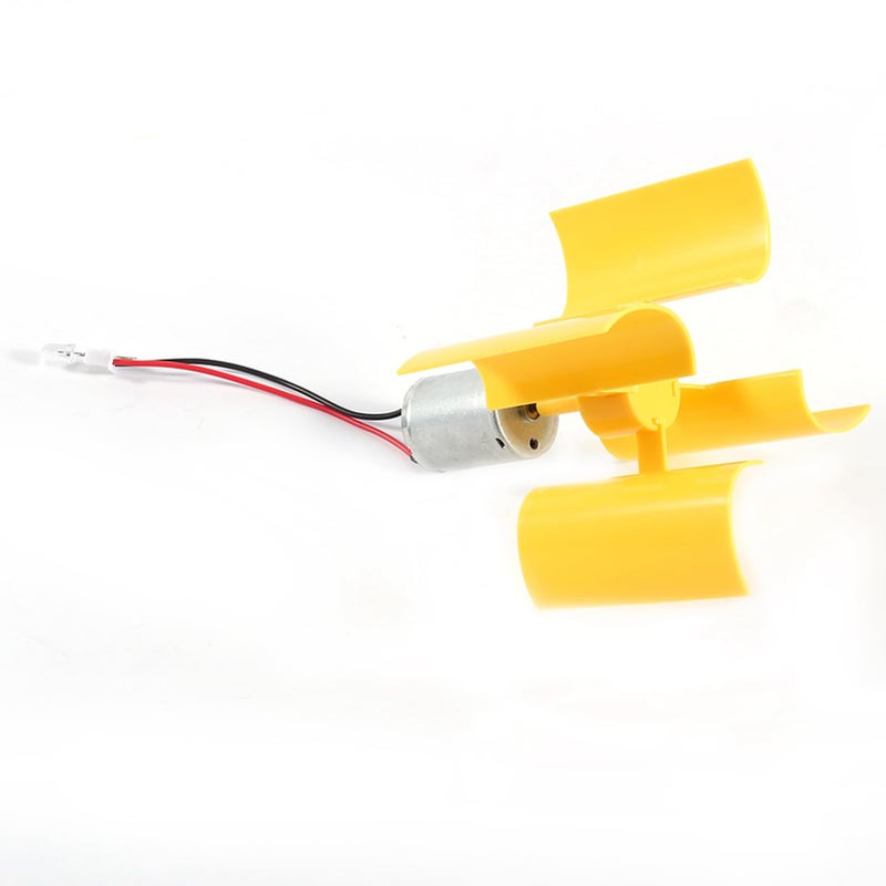 Vertical Wind Turbine DIY Kit Small Motor Breeze Electricity Generator Science Project - Image 5