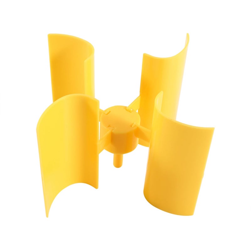 Vertical Wind Turbine DIY Kit Small Motor Breeze Electricity Generator Science Project - Image 4