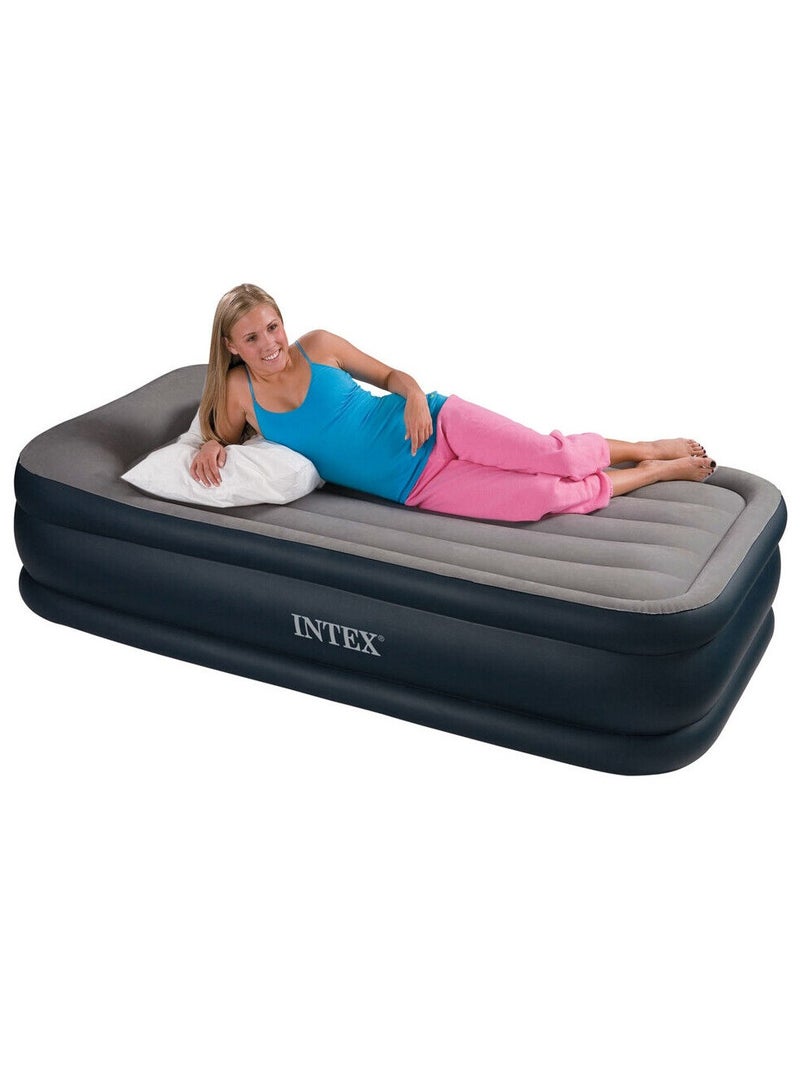 انتكس سرير هوائي بوسادة مسند من الياف التيك بيب بمقاس مزدوج - Image 2