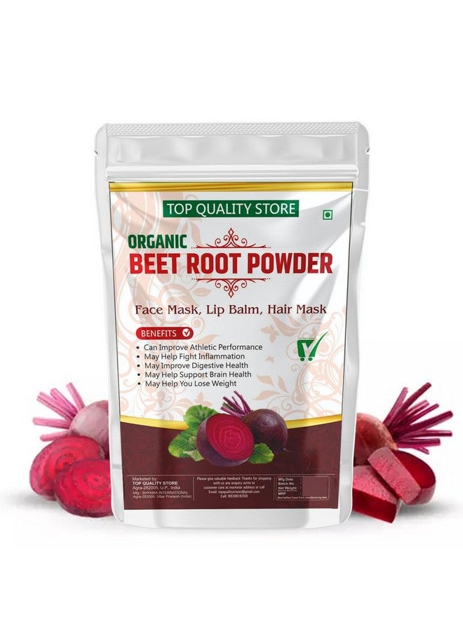 Top Quality Store TQS-Beetroot Powder For Healty Pinkish Skin & Rosy Cheeks, Glowing & Shiny Skin Face Pack - Image 1