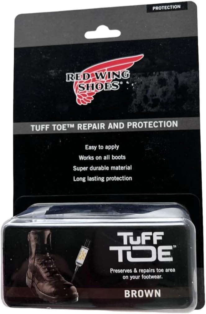 REDWING Red Wing Tuff Toe, Made in USA, Abrasion-Resistant Boot Protective Barrier - Image 1