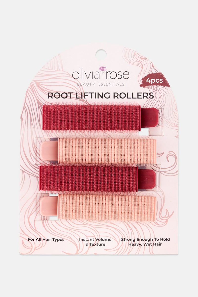 Olivia Rose 4 Pcs Root Lifting Rollers, Multicolor - Image 1