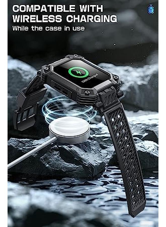 SupCase Unicorn Beetle Pro Case With Band For Apple Watch Series 8 7 45Mm 2X Built In Tempered Glass Screen Protector Rugged Protective Case With Strap Bands - Image 5