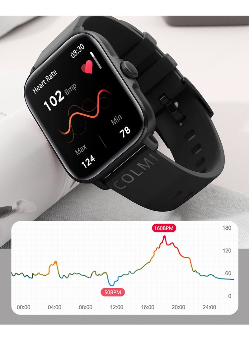 ColMi - P28 Plus Smart Watch Sports Heart Rate Pedometer IP68 Waterproof For Android And iOS - Image 1