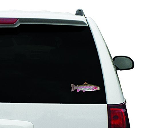Enjoy It Wild Wings Rainbow Trout Full Color Car Sticker, Outdoor Rated Vinyl Sticker Decal - Image 4