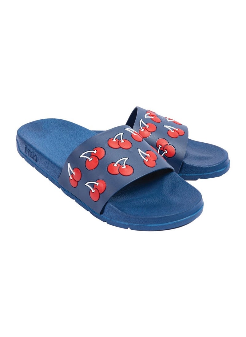 أوندا - cherry navy slide slipper - Image 1