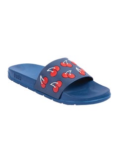 Onda cherry navy slide slipper  - Image 2