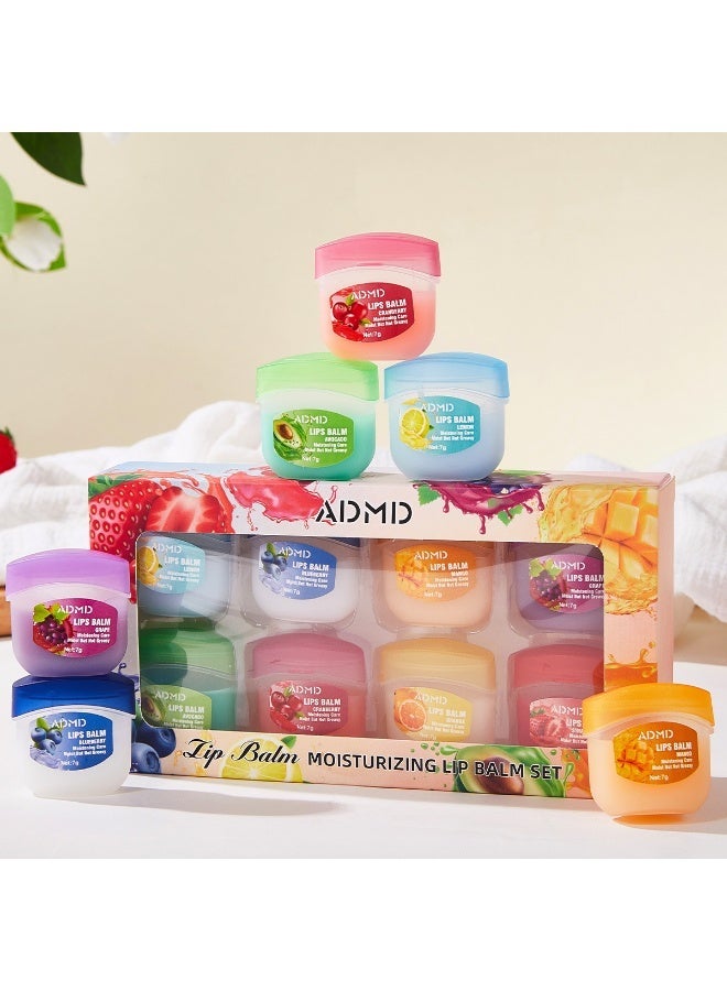 ADMD 8 Lip Balm Set Moisturizing Fruity Lip Balm Set - Image 5