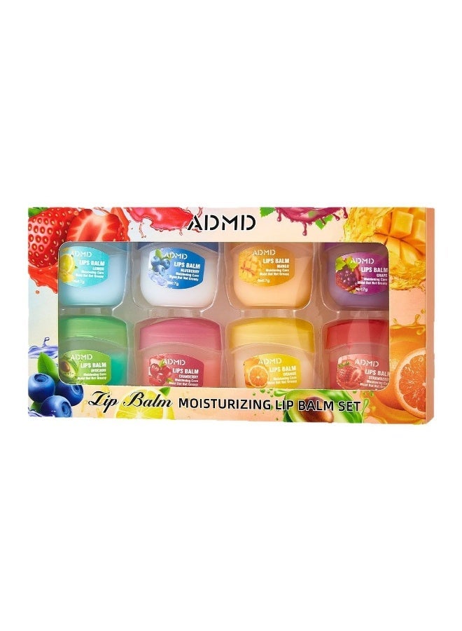 ADMD 8 Lip Balm Set Moisturizing Fruity Lip Balm Set - Image 4