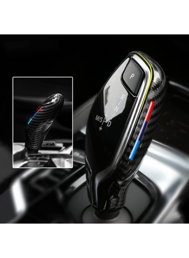 Car Sticker Decals Gear Shift Knob Cover Carbon Color ABS Trim fits for BMW G30 G31 6GT G32 G11 G12 X3 G01 X4 G02 Accessories - Image 5