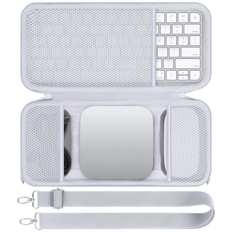 Lebakort Storage Case Compatible with Apple Mac mini M4 / M4 Pro Desktop Computer, Fit for Magic Keyboard and Mouse - Image 1