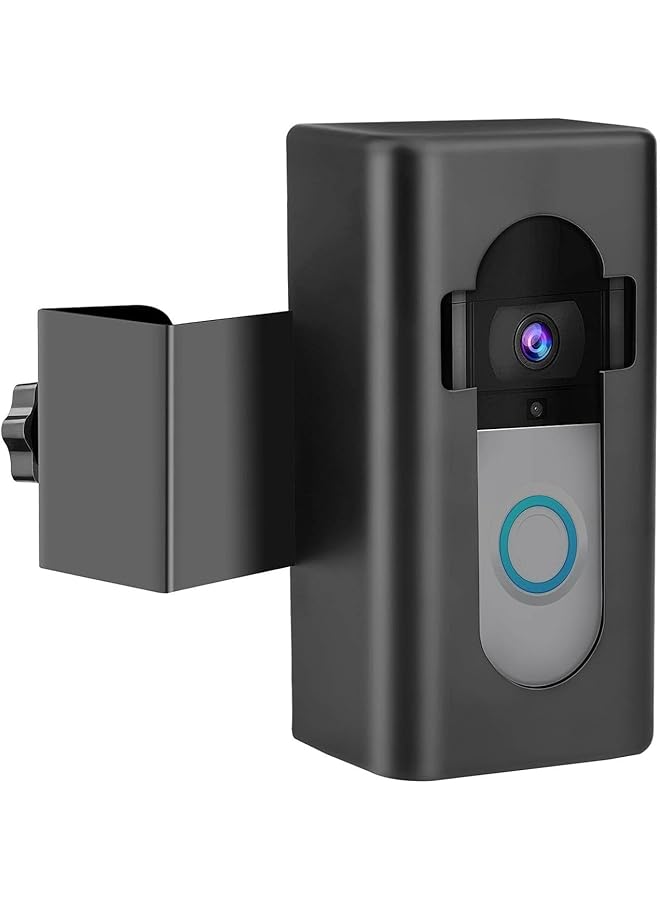 Green Tiger Anti-Theft Door Video Doorbell Mount, Adjustable No-Drill Mounting Bracket for Video Doorbell Cover Holder Not Block Doorbell Sensor, Doorbell Adapter Holder for Home Rentals Office Room - Image 1