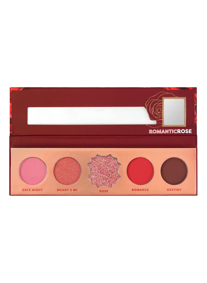 Profusion Cosmetics Blooming Hues 5 Shade Eyeshadow Palette Red - Image 2
