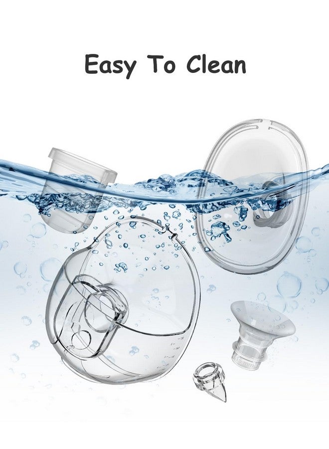 قطع غيار مضخة الثدي القابلة للارتداء، كوب تجميع الحليب، متوافق مع مضخة Lansinoh Discreet Duo Nuliie S32، تتضمن صمام منقار البط، شفة 24 مم، غشاء سيليكون، وصلة، حشوات شفة 15 مم - Image 4