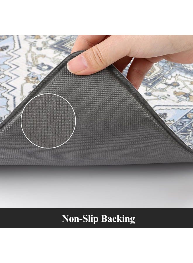 MJIAHOMDEC Cushioned Kitchen Rug Sets 3 Piece Anti Fatigue Kitchen Mats for Floor Non Slip Waterproof Kitchen Rugs and Mats Comfort Standing Mat Runner for Home Office,Sink,Laundry - Image 4