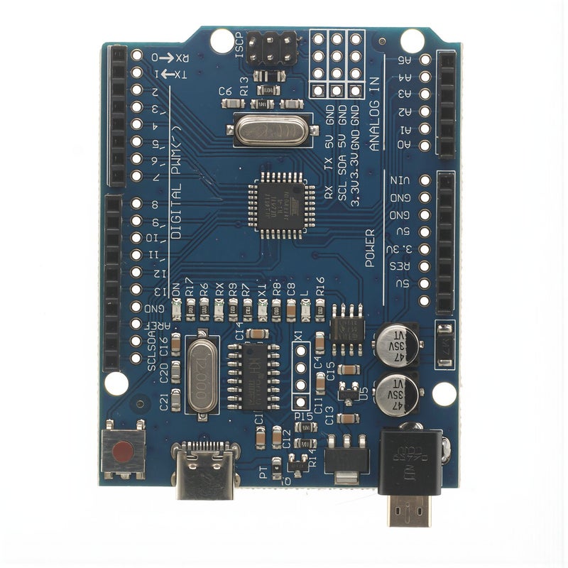 UNO R3 Dev Board No Soldering Pre Assembled Ready To Use Quick Setup For New Users - Image 1