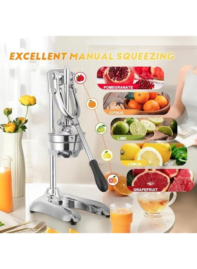 والالا عصارة حمضيات يدوية تجارية - عصارة فواكه يدوية متينة للرمان والبرتقال والليمون والليمون الحامض - آلة عصر من الفولاذ المقاوم للصدأ - Image 3