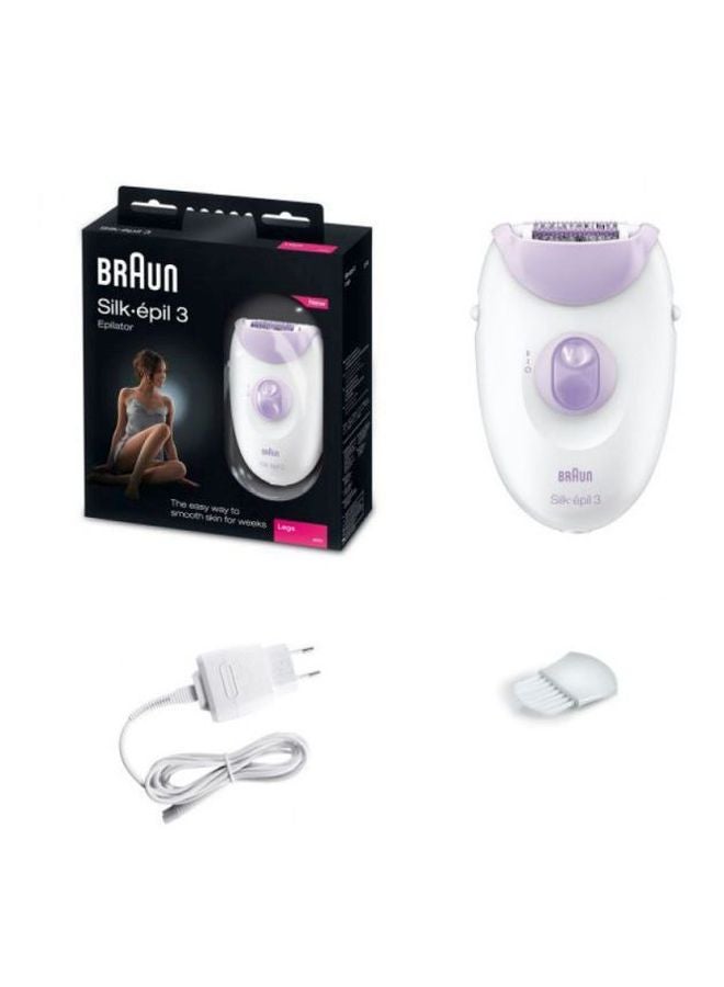 BRAUN Silk-Epil 3 Epilator Purple/White - Image 5