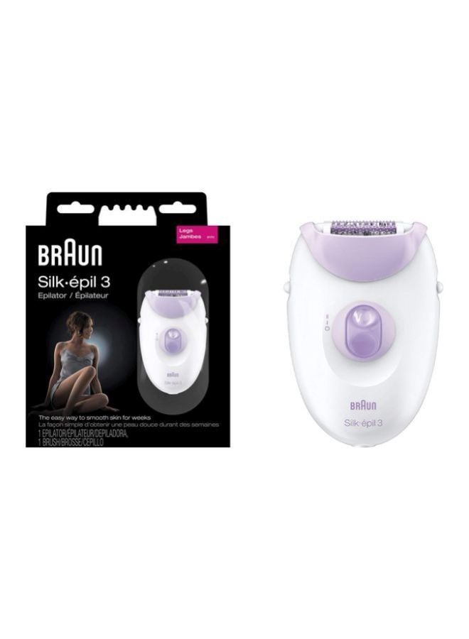 BRAUN Silk-Epil 3 Epilator Purple/White - Image 3