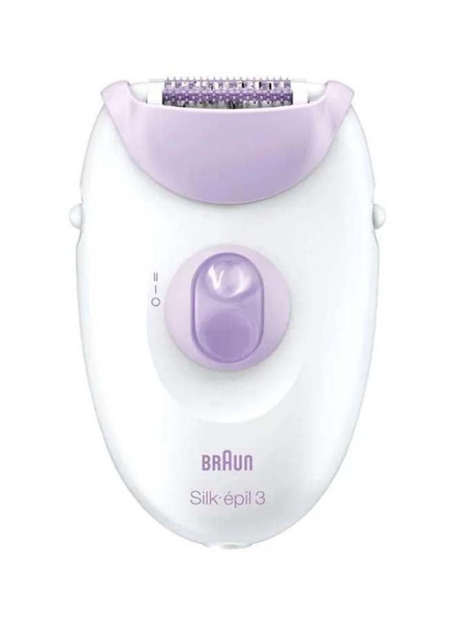 BRAUN Silk-Epil 3 Epilator Purple/White - Image 1