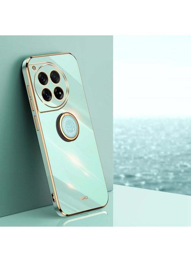 Xinli - Case For OnePlus Ace 3 Straight Edge 6D Electroplate TPU Phone Case with Ring Holder - Image 1