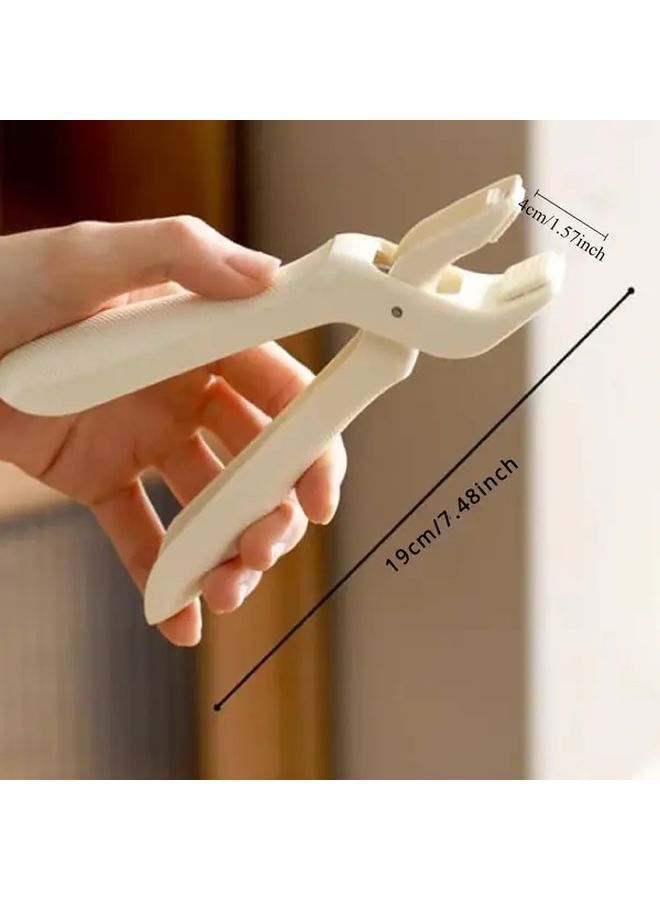 Red Silicone Non Slip Bowl Clip Heat Resistant Up To 446F Ergonomic Grip Dish Rack Clamp - Image 2
