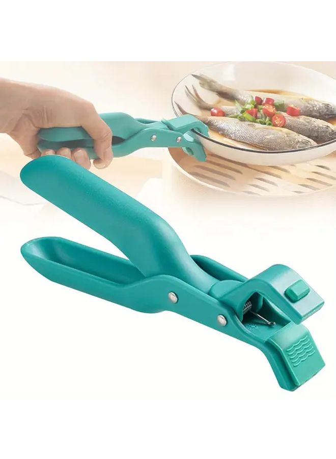 Red Silicone Non Slip Bowl Clip Heat Resistant Up To 446F Ergonomic Grip Dish Rack Clamp - Image 1