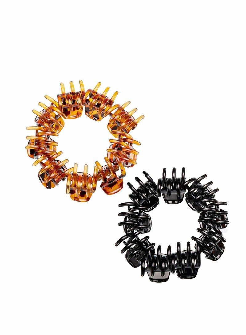 Excefore 12 Pieces Hair Claw Clips Medium Size Hair Claws 1.3 Inch Hair Jaw Clip Claw Clip Grip for Women Girls Thick or Medium Hair - Image 5