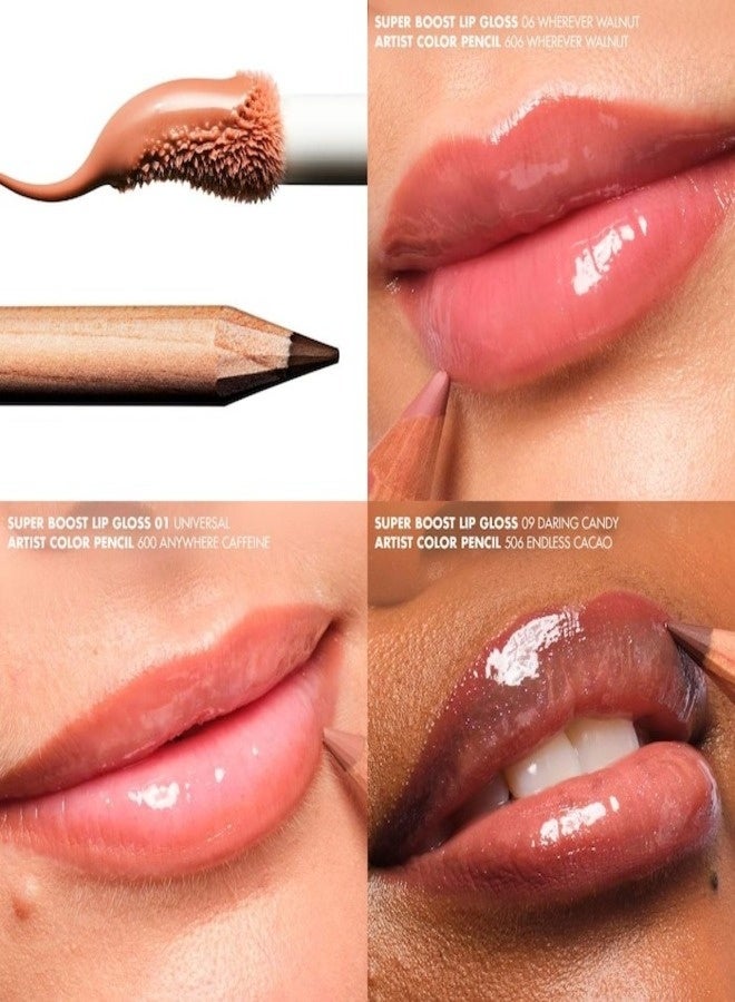 MAKE UP FOR EVER Super Boost Moisturizing & Plumping Lip Gloss 9ml – Shade 07 Limitless Brown – Chocolate with Cool Bronze Shimmer - Image 5