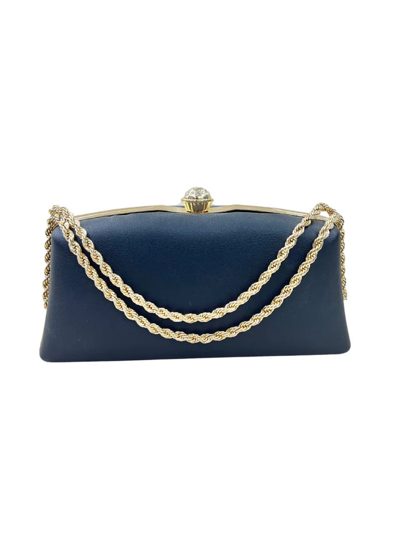 Harsha's Glam Clutches Embellished Square Clutch