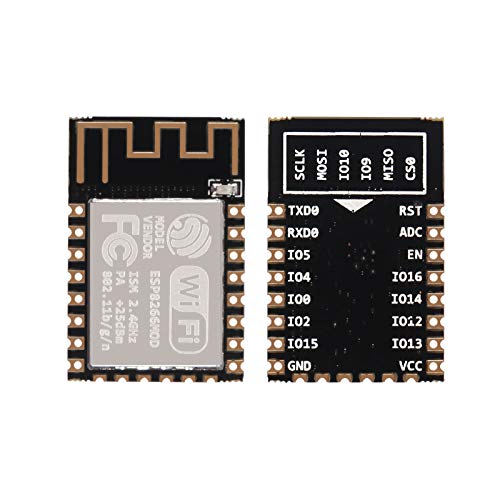 Dorhea 4Pcs ESP8266 ESP-12F WiFi Serial Module Microcontroller 802.11N Development Board Wireless Transceiver Remote Port Network Module for NodeMCU MicroPython - Image 2