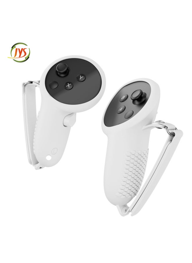 Generic JYS Handle Controller Silicone Sleeve For Meta Quest 3 VR 3 Handle Protection Silicone Sleeve-Product Color:white  - Image 3