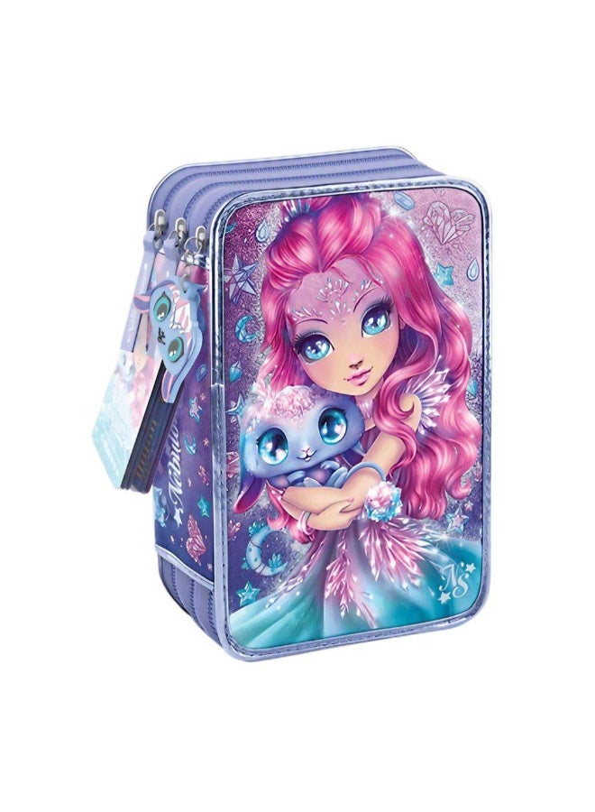 Nebulous Stars Cristalia & Agatha 3-Tier Pencil Case - Image 1