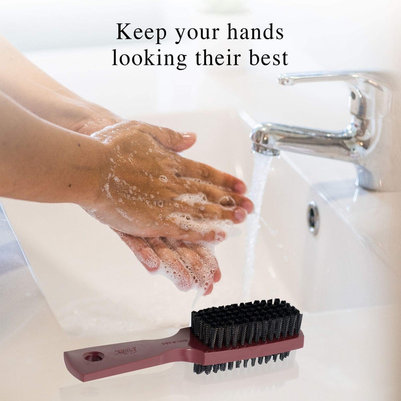 Fuller Brush Hand 'N Nail Brush â€“ Break & Odor Resistant Fingernail & Toenail Cleaner â€“ for Everyday Grooming & Cleaning Finger Nails, Toe Nails, Cuticles, Hands & Feet (Mulberry) - Image 4