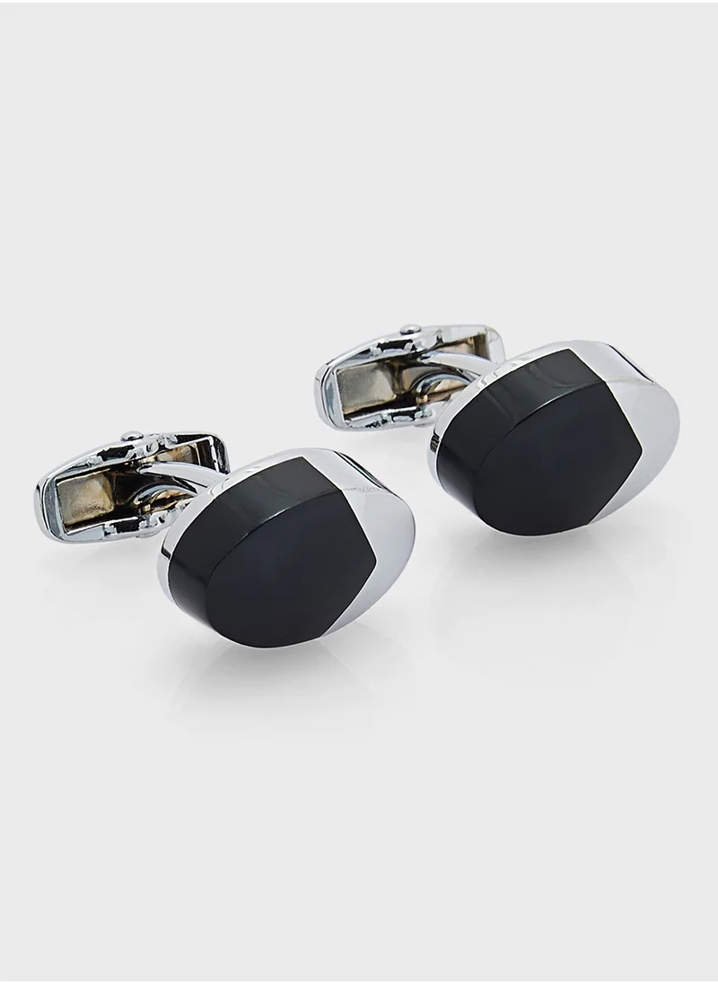 Robert Wood Oval Cufflinks