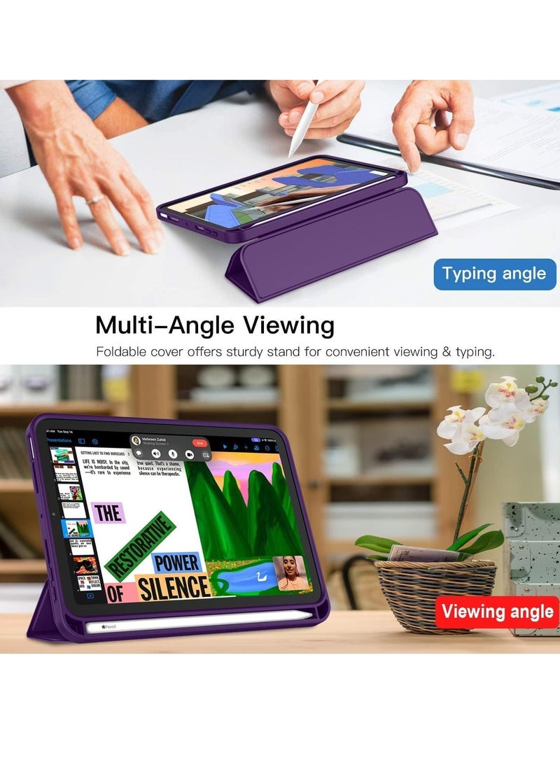 JAJEEK New Smart Case with Pencil Holder Compatible with iPad Mini 7 – Tri-Fold Smart Case with Soft TPU Back, Auto Wake/Sleep, Dustproof & Anti-Fingerprint, Heavy Duty Protection, Ultra-Slim & Lightweight - Image 5