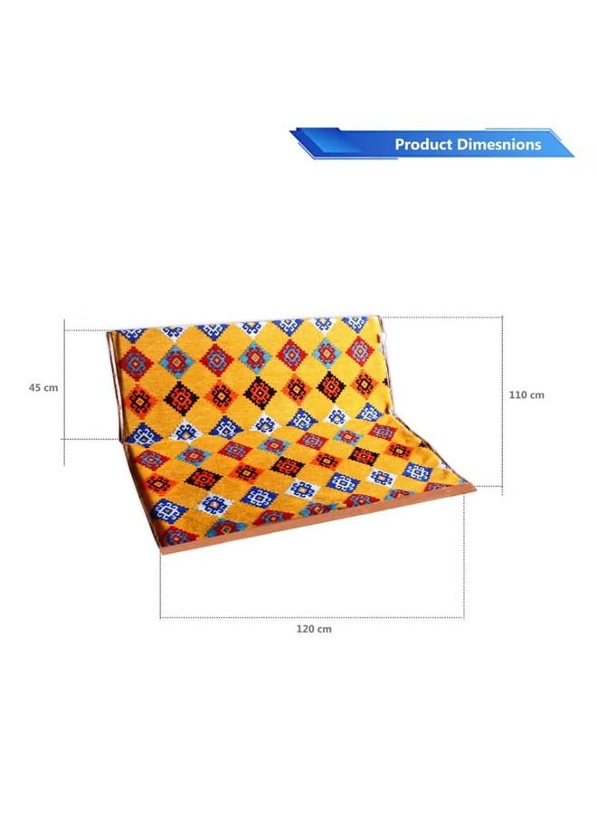 Cady One Folding ground chair for trips and camping, multicolor, 120x110x45 cm  - Image 2