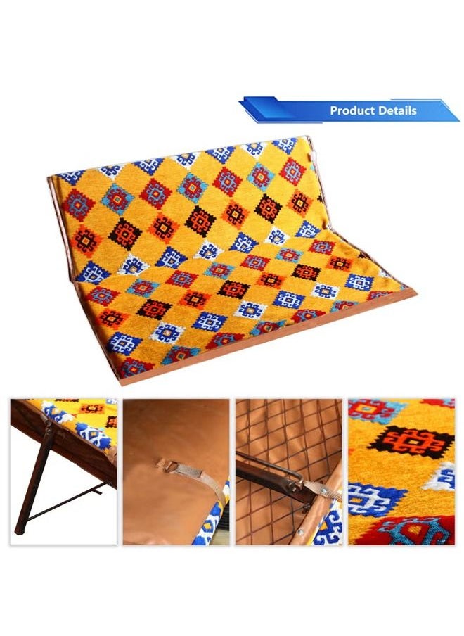 Cady One Folding ground chair for trips and camping, multicolor, 120x110x45 cm  - Image 3