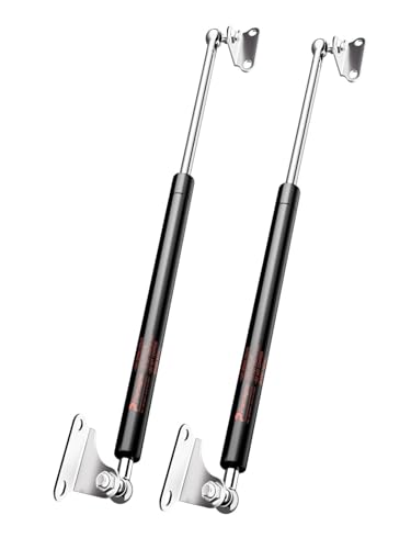 PAMAGOO 23 Inch 100 Lb Gas Lift Struts for Heavy Lid Rv Storage Bed Lift Heavy Duty Shock Gas Piston Lift Mechanism Gas Spring Kit with Mounting Brackets Fit 80110lbs Prop 2pack