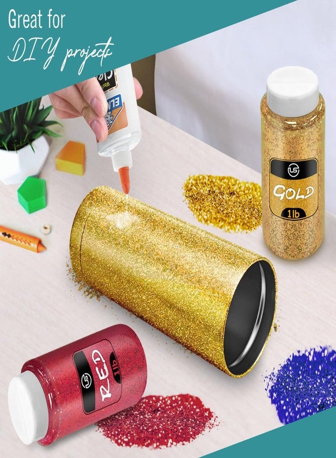 Ultimate Stationery Pink Glitter Bulk, Fine Glitter for Crafts, Resin and Scrapbooking – 1 LB/16OZ Shaker Bottles Great for Tumblers and Crafts - Image 5