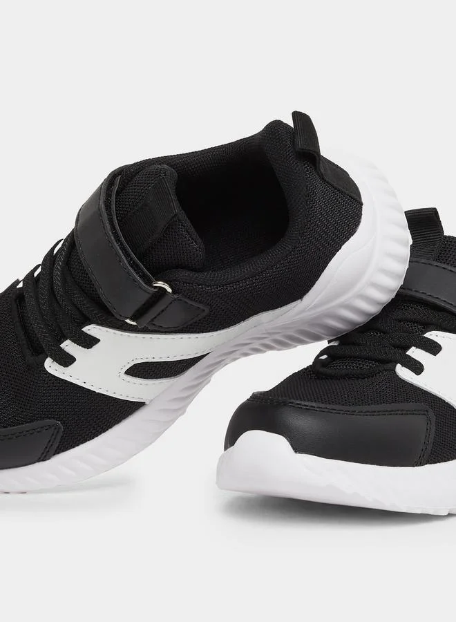 Styli Styli Color Block Sneakers with Hook and Loop Sneakers