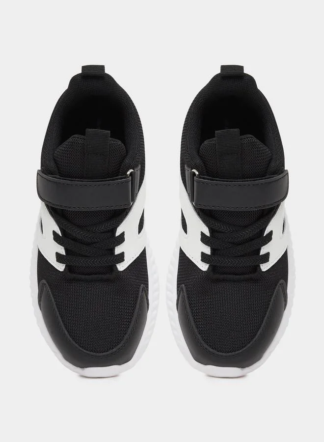 Styli Styli Color Block Sneakers with Hook and Loop Sneakers