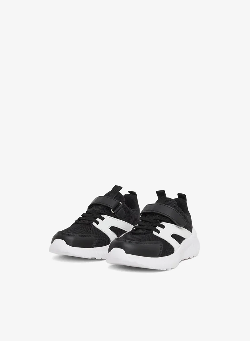 Styli Active Color Block Sneakers with Hook and Loop Sneakers