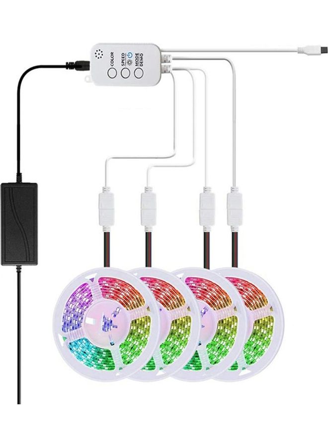 Loquat Set Of 4 Led Strip Lights Multicolour - Image 2
