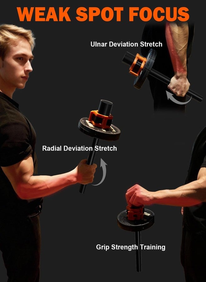 Fitarc جهاز تقوية الساعد من فيتارك، جهاز تمرين الساعد، قضيب المعصم، جهاز تقوية الساعد، بكرة المعصم، تدوير المعصم، القرص غير متضمن - Image 4