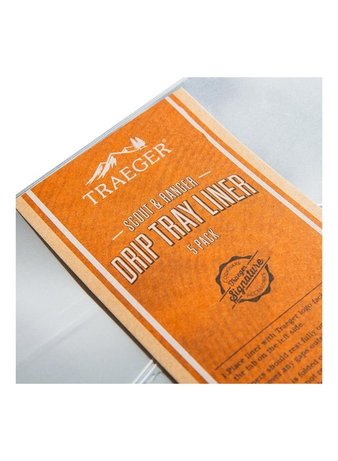 TRAEGER Drip Tray Liner 5 Pack-Scout/Ranger - Image 2