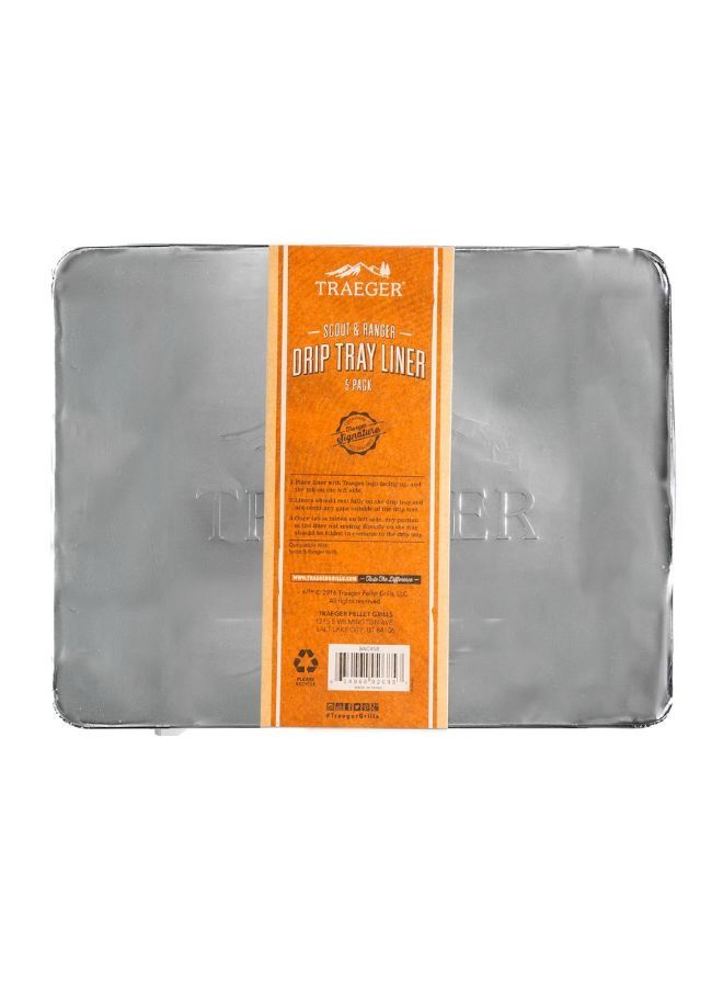 TRAEGER Drip Tray Liner 5 Pack-Scout/Ranger - Image 1