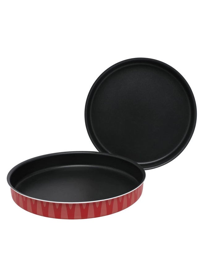 Trust - 2-Piece Non-Stick Round Baking Pan Red/Black 30cm, 32cm - Image 1