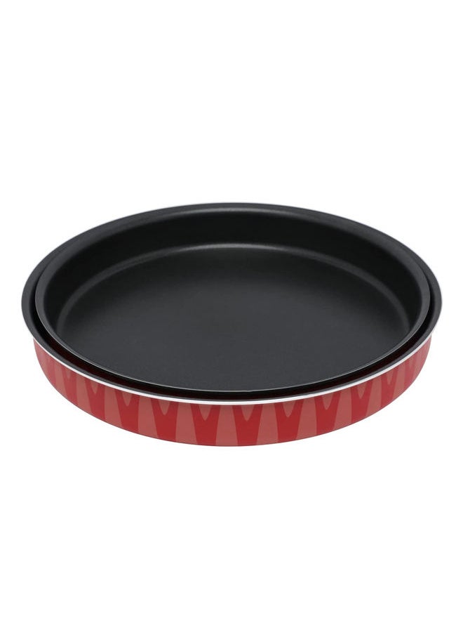 Trust - 2-Piece Non-Stick Round Baking Pan Red/Black 30cm, 32cm - Image 1